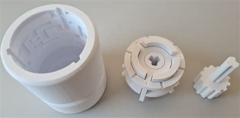 Print-in-Place Twisty Puzzle Box - Difficult - 3D model by 3DPrinty on