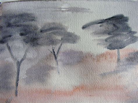 Misty Moon Painting by Greta Berlin - Greta Berlin