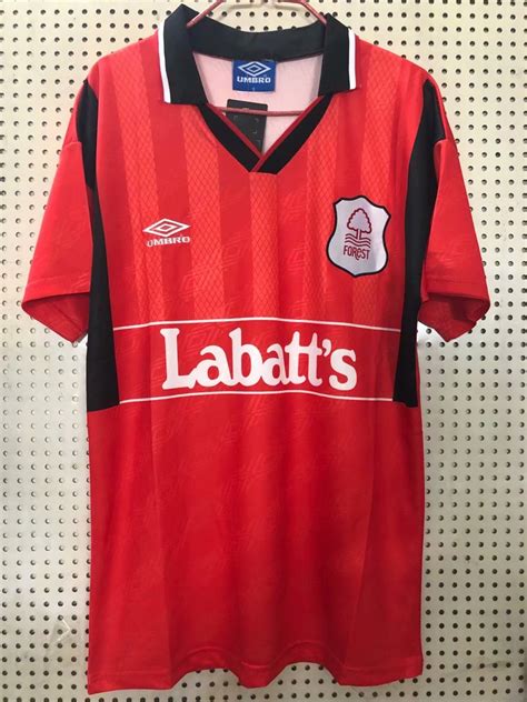 US$ 18.80 - Nottingham Forest Retro Home Jersey Mens 1994/95 - www ...