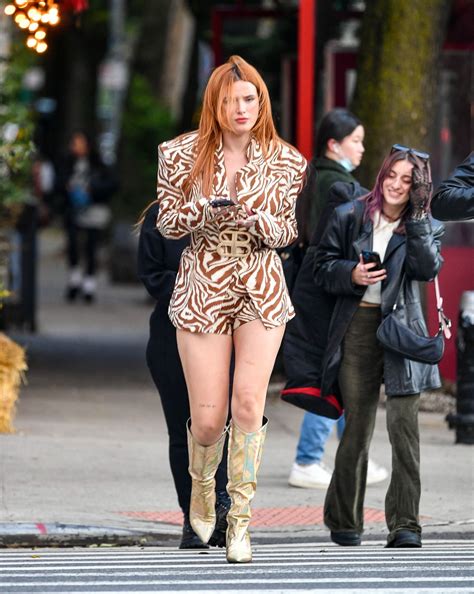 BELLA THORNE Out and About in New York 11/16/2022 – HawtCelebs