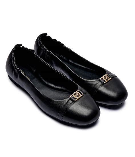 Bőr balerina MANDY Michael Kors | szín fekete | Gomez.hu
