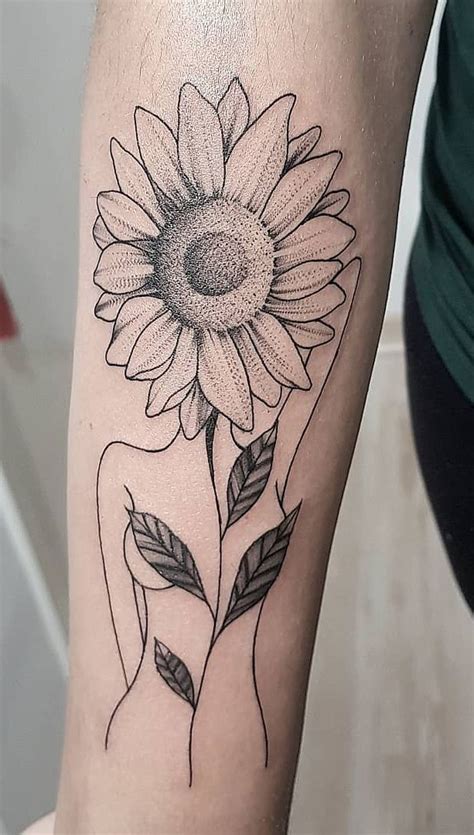 Girassol Tatuagem - Tatuagem de girassol: 55 opções de desenhos para você escolher - Eu Total