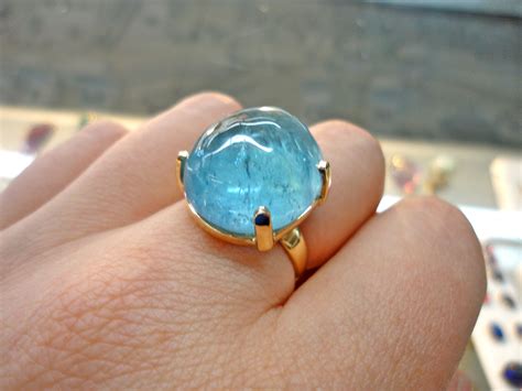 Aquamarine stone ring - rightkr