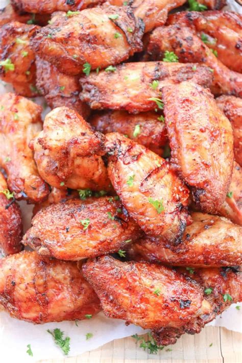 Traeger Grilled Chicken Wings Recipe » Homemade Heather