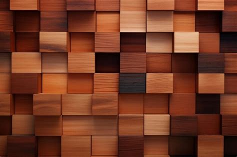 Premium AI Image | Wooden design