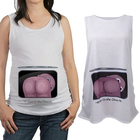 100% Cotton Pregnant Maternity T Shirts Casual Pregnancy Baby Funny T ...