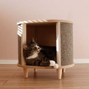 ZAZU Cat Furniture, Cat Table, Coffee House, Cat Scratcher - Etsy