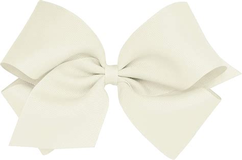 Amazon.com: Wee Ones Girl's King Grosgrain Hair Bow on No Slip Clip: Jewelry