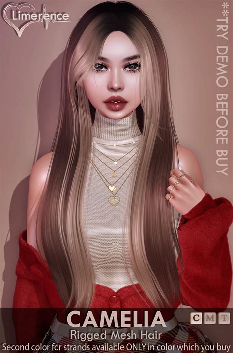 Limerence: {Limerence} Camelia hair special for FaMESHed