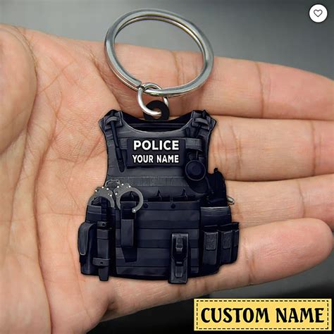 Personalized Police Bulletproof Vest Gift for Police Acrylic - Etsy