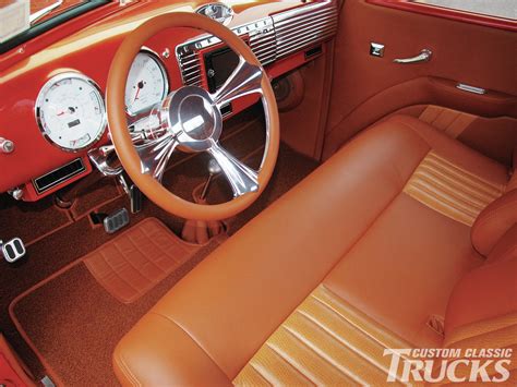 Classic 55 Chevy Truck Interior