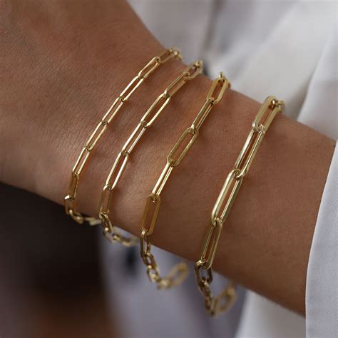 Paperclip Bracelet | Bracelets, Gold paper, Chain bracelet
