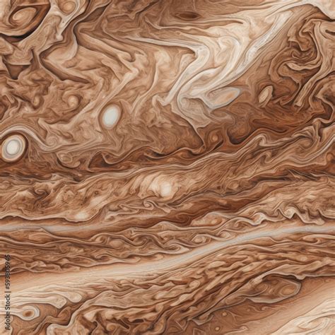 Jupiter Surface Seamless image depicts the planet's abstract and ...