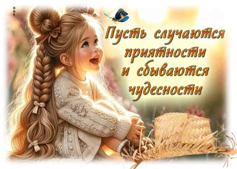 Открытка Пусть случаются приятности и сбываются чудесности- Скачать ...