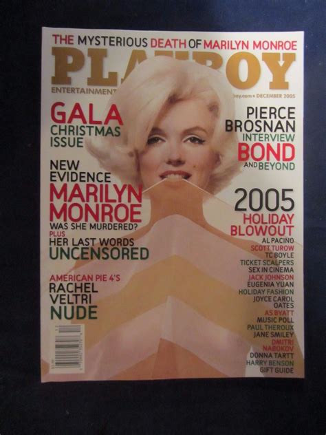 Playboy Magazine December 2005 Holiday Blowout and Rachel Veltri VGC