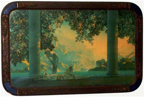 Vintage 1920's Maxfield Parrish Daybreak Print in Large