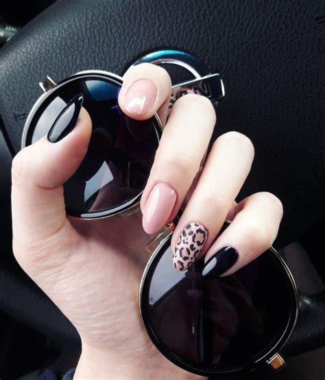 Леопардовые ногти 🐆 | Leopard nails, Short acrylic nails, Fashion nails