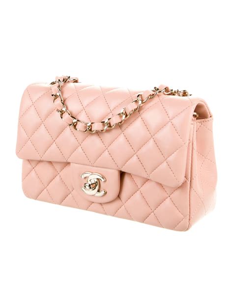 Chanel 2021 New Mini Flap Bag w/ Tags - Pink Crossbody Bags, Handbags ...