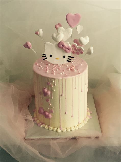 Birthday Cake Hello Kitty Design - Design Talk