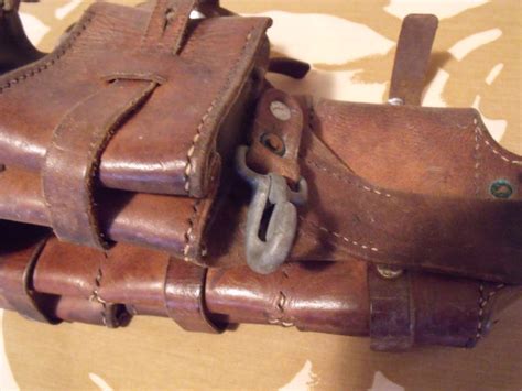 Swedish M10 Leather Mauser bandolier. - Catawiki