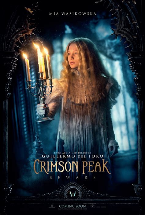 Crimson Peak UK Character Poster Mia Wasikowska