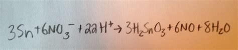 homework - Balancing a REDOX reaction using the oxidation number method ...