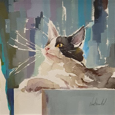 Ekaterina Neshkova Art on Instagram: “Вот такая котейка получилася😻 ...
