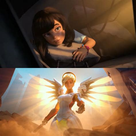 Mercy helping child Blank Template - Imgflip