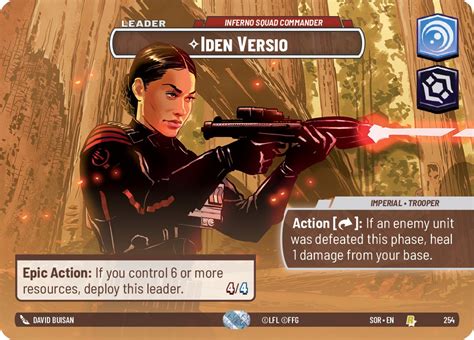 Iden Versio, Inferno Squad Commander | SWUDB