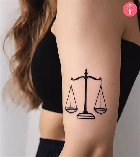 8 Elegant Libra Tattoos With Their Meanings