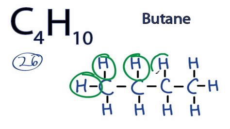 C4H10 Lewis Structure: How to Draw the Lewis Structure for C4H10 - YouTube