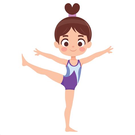 Vector of cute kids doing gymnastics 35354113 Vector Art at Vecteezy