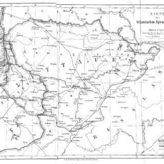 Latvian Language Map - Foto Kolekcija