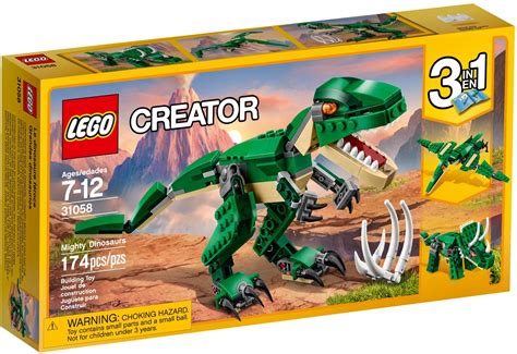 lego creator  mighty dinosaurs review brickset