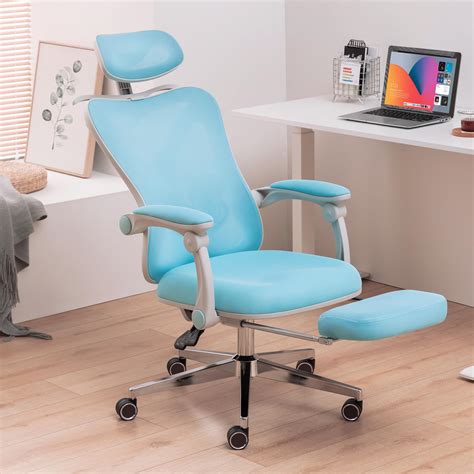 amazoncom hramk ergonomic office chair  footrest adjustable