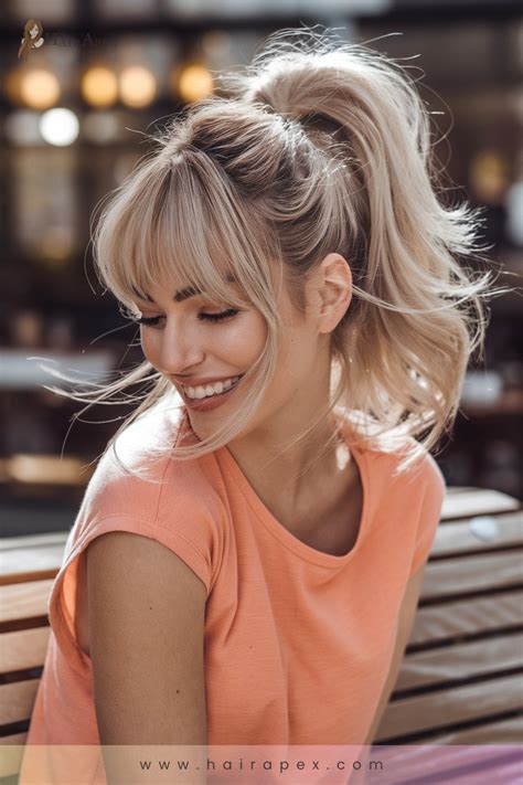 versatile ponytail styles  side bangs   occasion