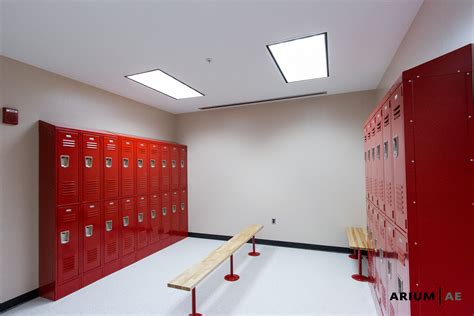 Girls locker room, middle and high school | Locker room photo