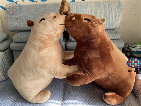Handmade Adorable Giant Capybara Plush Toyscustomcapybara - Etsy