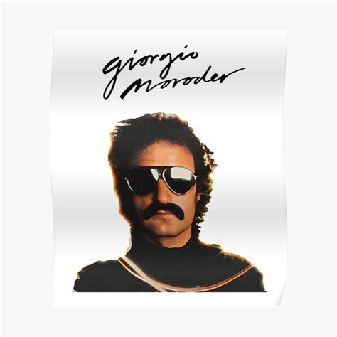 giorgio moroder posters redbubble