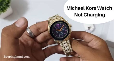 how to open michael kors watch