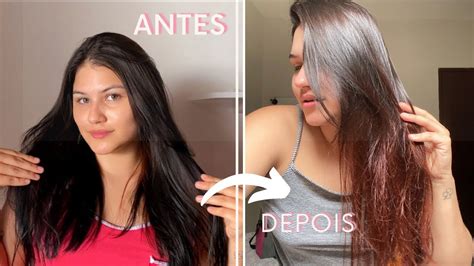 Shampoozada Antes E Depois Cabelo Preto - TIRANDO O PRETO DO CABELO COM SHAMPOOZADA SEM DANIFICAR O FIO. - YouTube