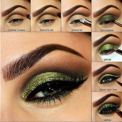 makeup | Макияж для зеленых глаз, Макияж глаз, Тени для зеленых глаз