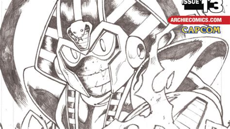 Pharaoh Man looks beast on the Mega Man #13 variant cover – Destructoid