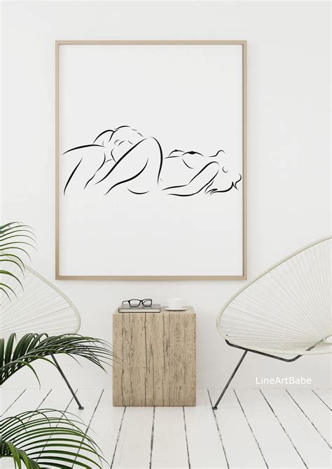 Minimalist Oral Sex, Erotic Line Art, Oral Sex Art, Sensual Line Art