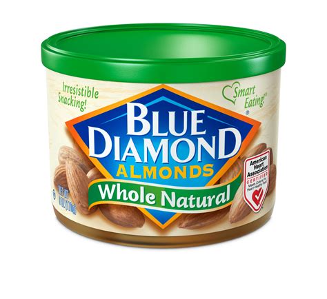 Amazon.com: Blue Diamond Almonds, Raw Whole Natural, 6 onzas (paquete