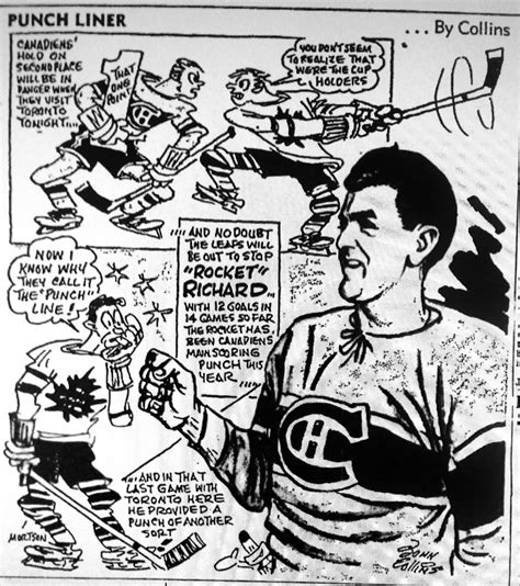 1949 Montreal Gazette Hockey Cartoons