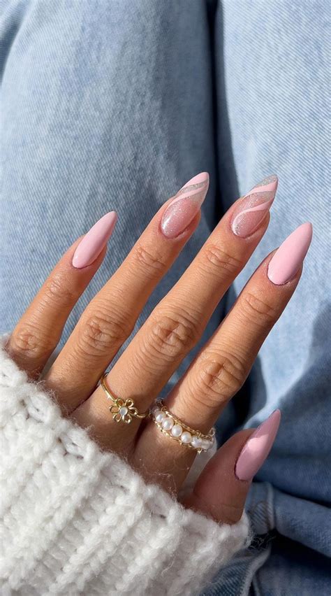 light pink manicure