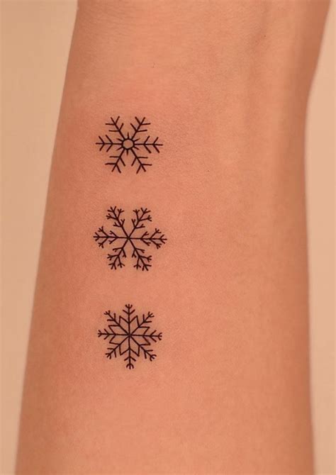 Small Snowflake Tattoo | Snow flake tattoo, Small snowflake tattoo ...