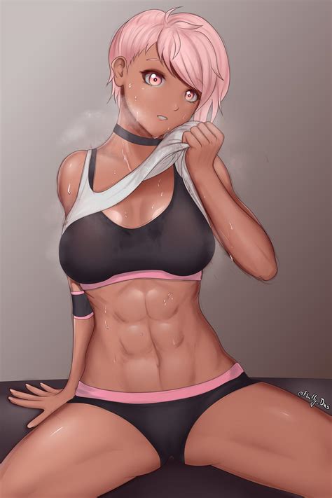Cooling Down After a Workout : r/ecchi