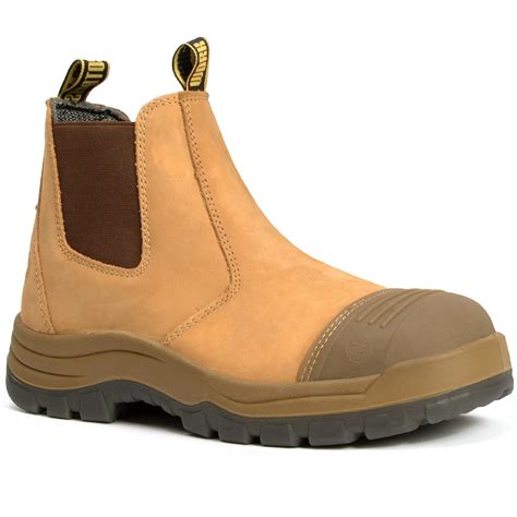 HANDMEN Men's Slip On Soft Toe Waterproof Slip Resistant Anti-static